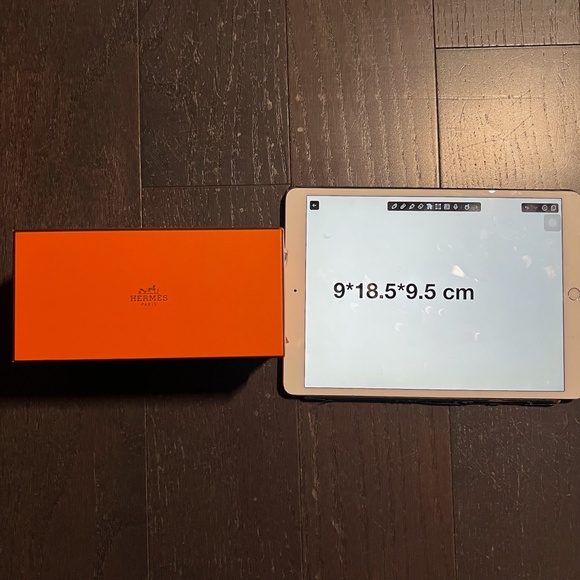 Hermes medium empty box case decoration storage orange - Picture 1 of 8